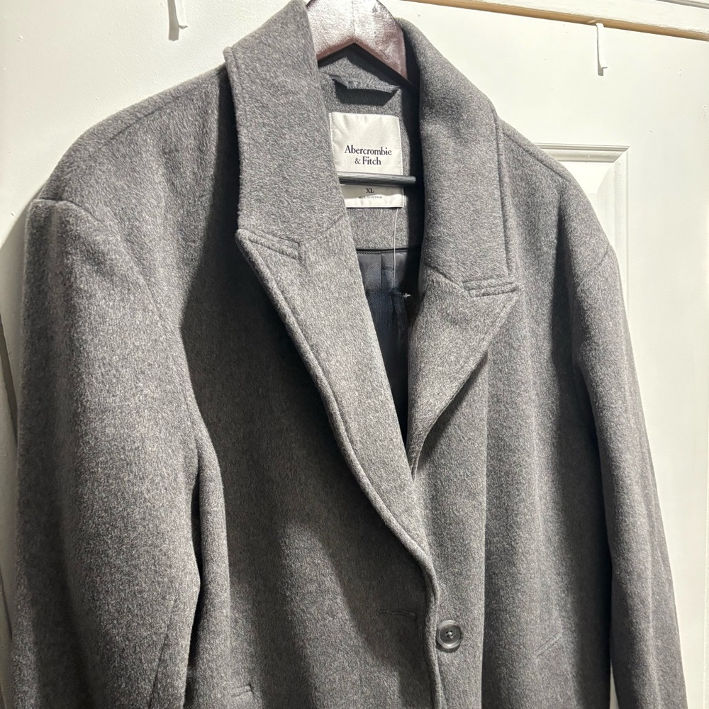 Abercrombie & Fitch Women's Charcoal Coat